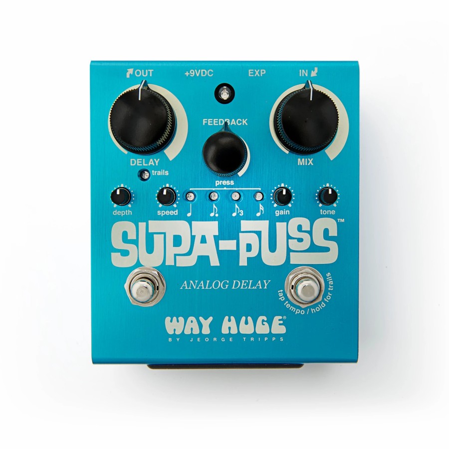 Amps & Effects Way Huge Electronics Delay & Reverb | Way Huge Electronics Supa Puss Delay Pedal