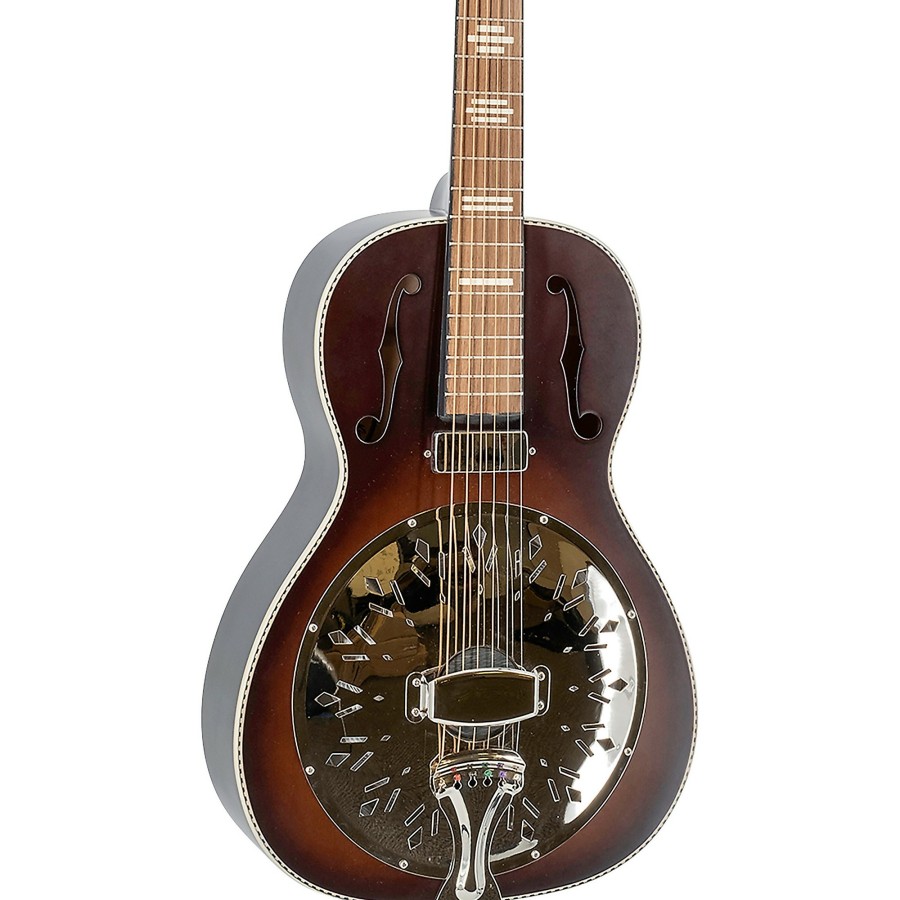 Guitars Recording King | Recording King Rph-R2-E Dirty 30S Minnie Bucker Resonator Brown Sunburst