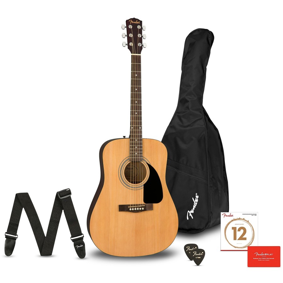 Guitars Fender | Fender Fa-115 Dreadnought Pack V2 Natural