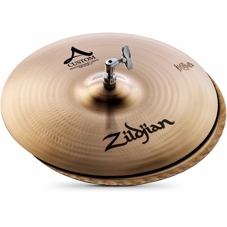 Drums Zildjian Hi-Hat Cymbals | Zildjian A Custom Mastersound Hi-Hat Pair 15 In.