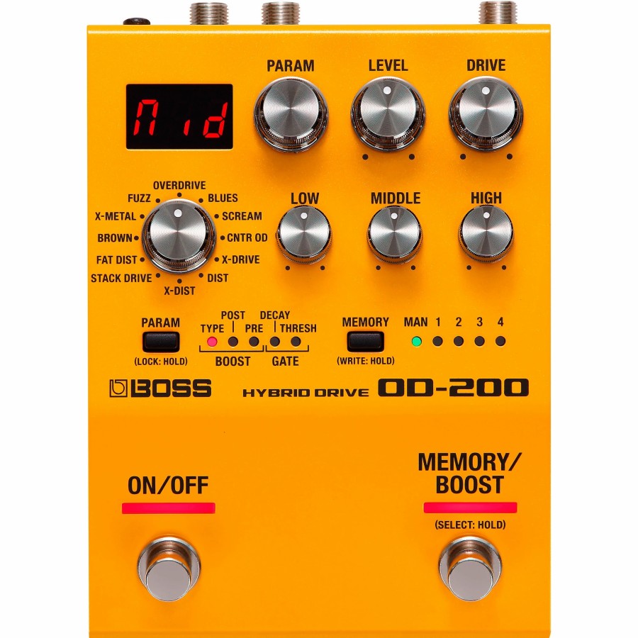 Amps & Effects BOSS Distortion & Overdrive | Boss Od-200 Hybrid Drive Effects Pedal