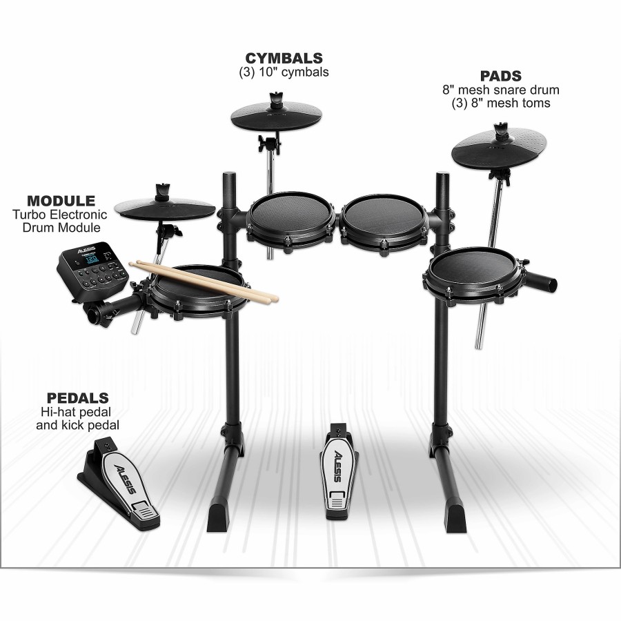 Drums Alesis Electronic Drum Sets | Alesis Turbo Mesh Kit