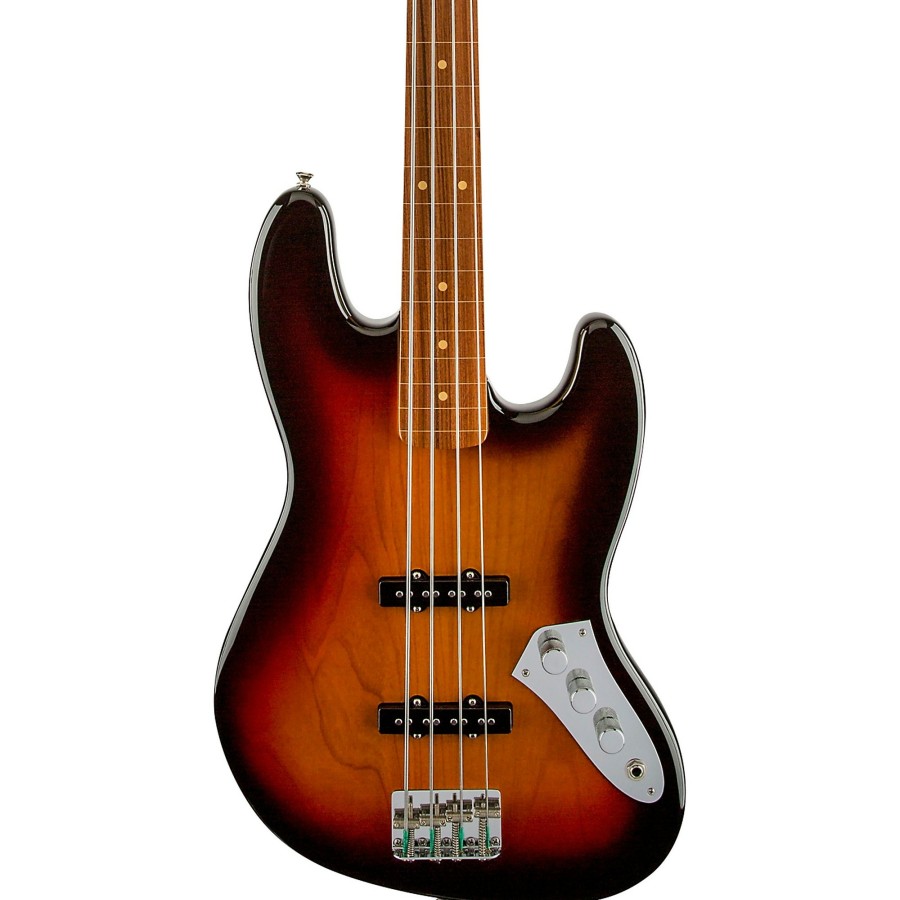 Basses Fender Fretless | Fender Jaco Pastorius Fretless Jazz Bass Guitar 3-Color Sunburst