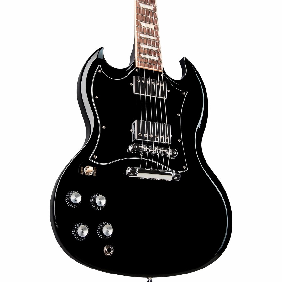 Guitars Gibson Left Handed | Gibson Sg Standard Left-Handed Electric Guitar Ebony