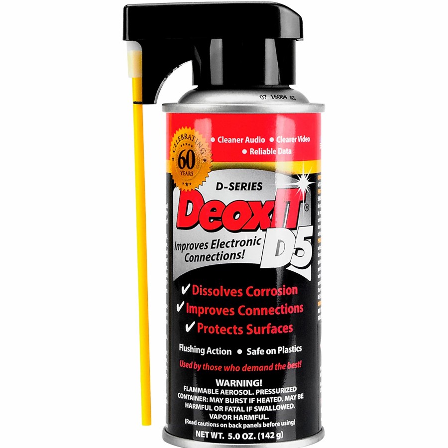 Dj Equipment CAIG | Caig Deoxit D5 Spray, Contact Cleaner/Rejuvenator, 5 Oz.