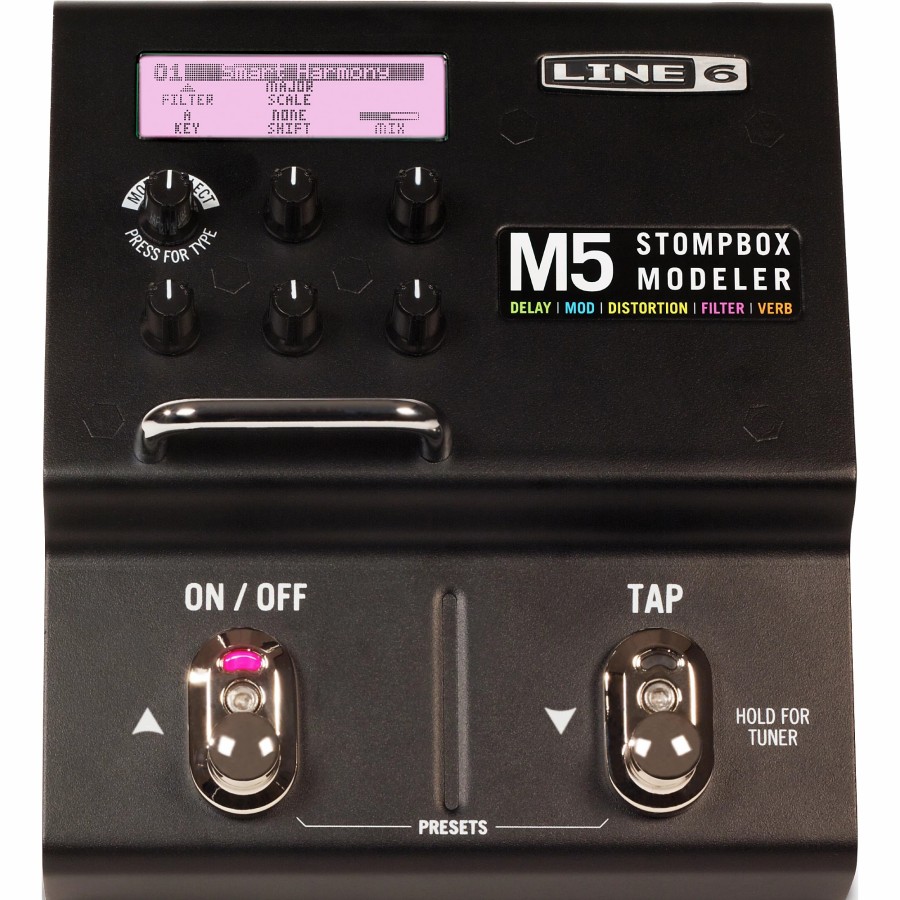 Amps & Effects Line 6 Multi-Effects Pedals | Line 6 M5 Stompbox Modeler Guitar Multi-Effects Pedal