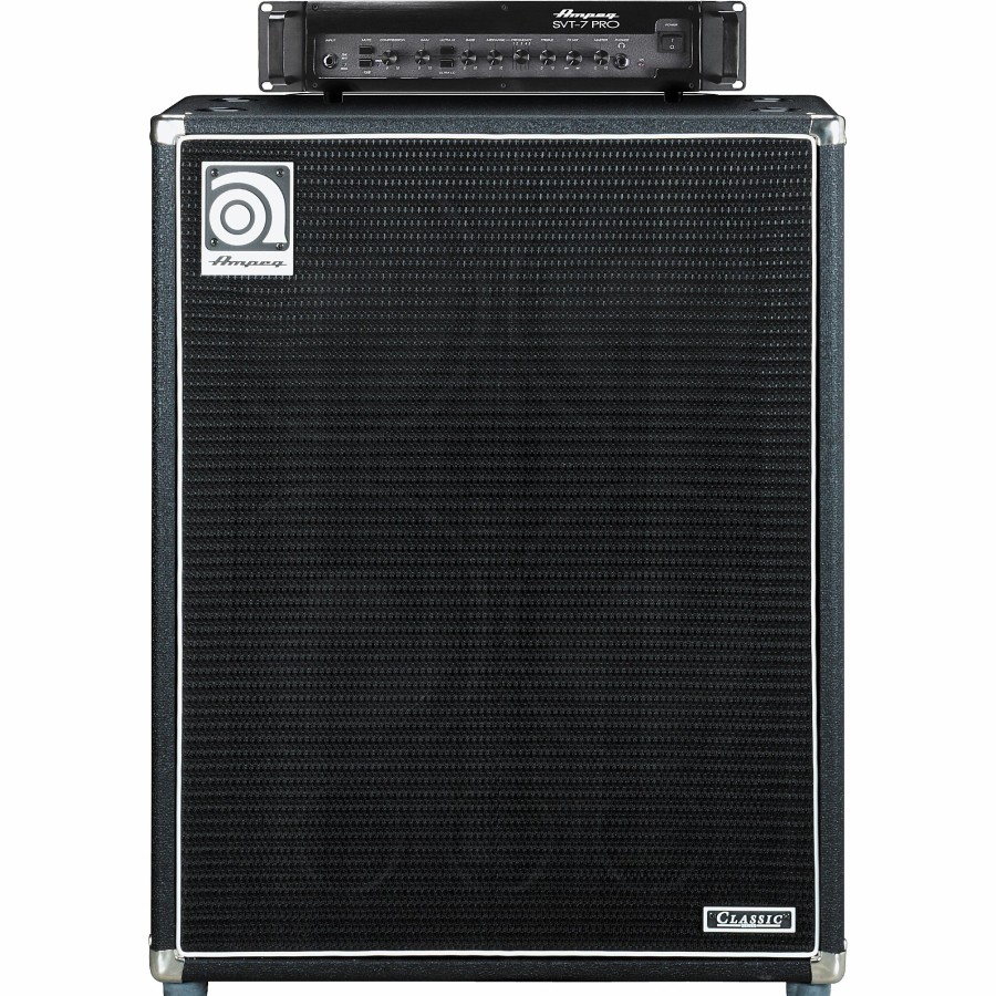 Amps & Effects Ampeg Amp Stacks | Ampeg Svt-7Pro Head And Svt-410Hlf Cabinet Bass Stack