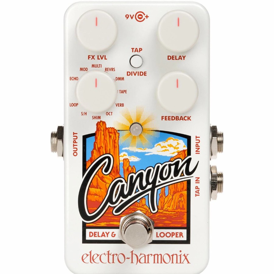 Amps & Effects Electro-Harmonix Effects Pedals | Electro-Harmonix Canyon Delay And Looper Pedal