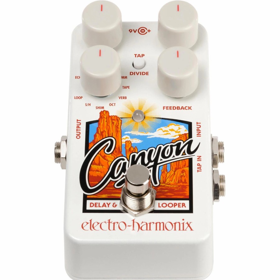 Amps & Effects Electro-Harmonix Effects Pedals | Electro-Harmonix Canyon Delay And Looper Pedal