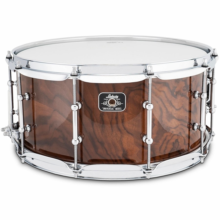 Drums Ludwig Snare Drums | Ludwig Universal Walnut Snare Drum 14 X 6.5 In.