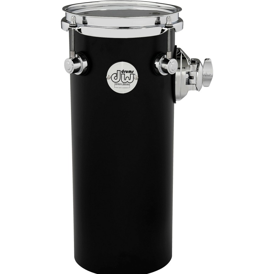 Drums DW Mounted Toms | Dw Design Series Rata Tom 6 X 14 In. Satin Black