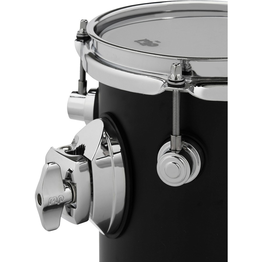 Drums DW Mounted Toms | Dw Design Series Rata Tom 6 X 14 In. Satin Black