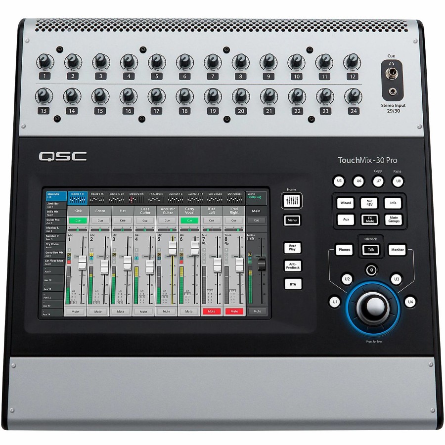 Recording QSC | Qsc Touchmix-30 Pro 32-Channel Digital Mixer