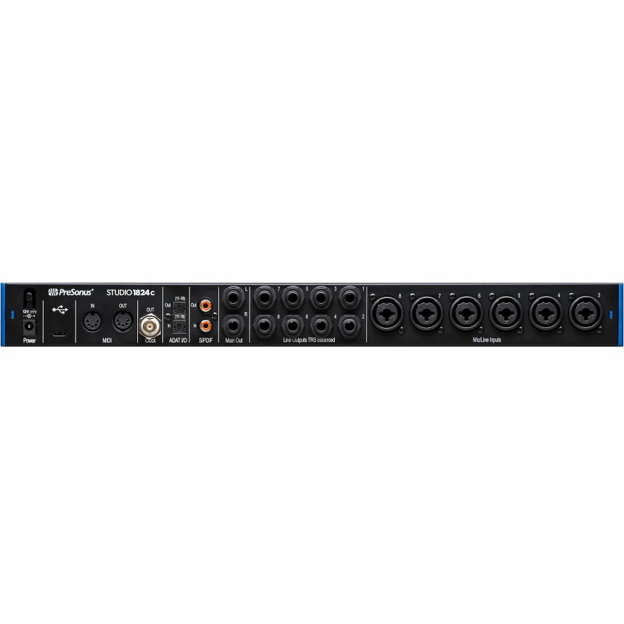 Recording PreSonus | Presonus Studio 1824C Usb-C 18X18 Audio/Midi Interface