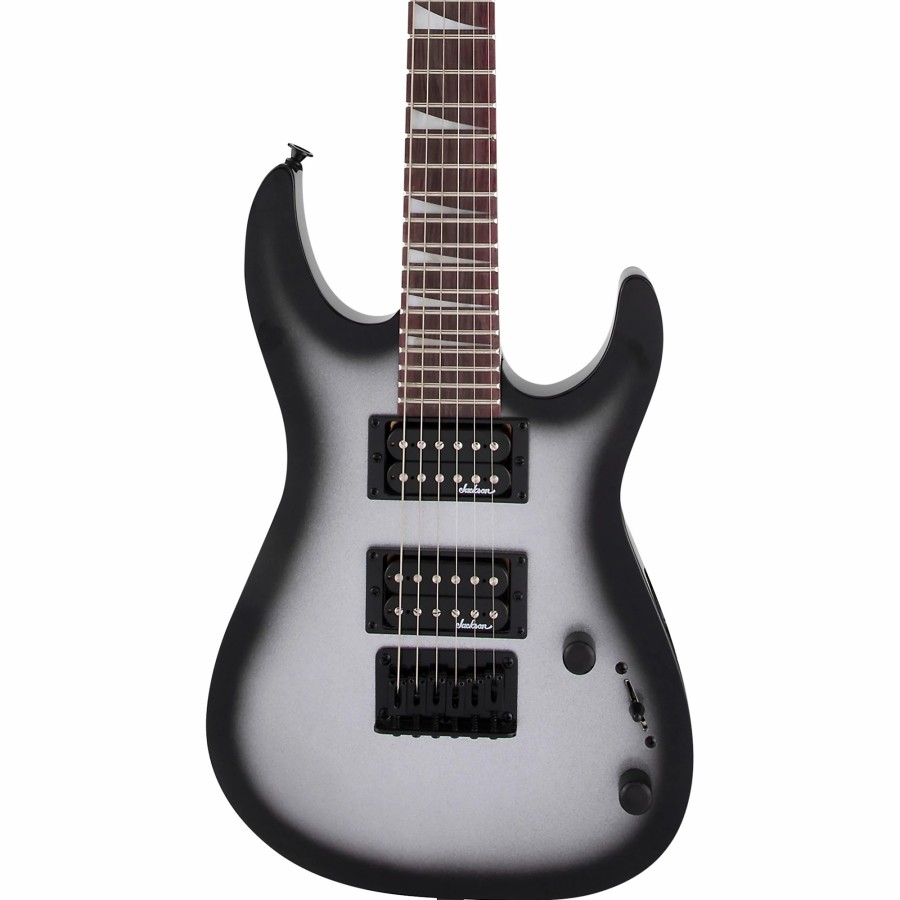 Guitars Jackson Travel & Mini | Jackson Js Series Dinky Minion Js1X Electric Guitar Silver Burst