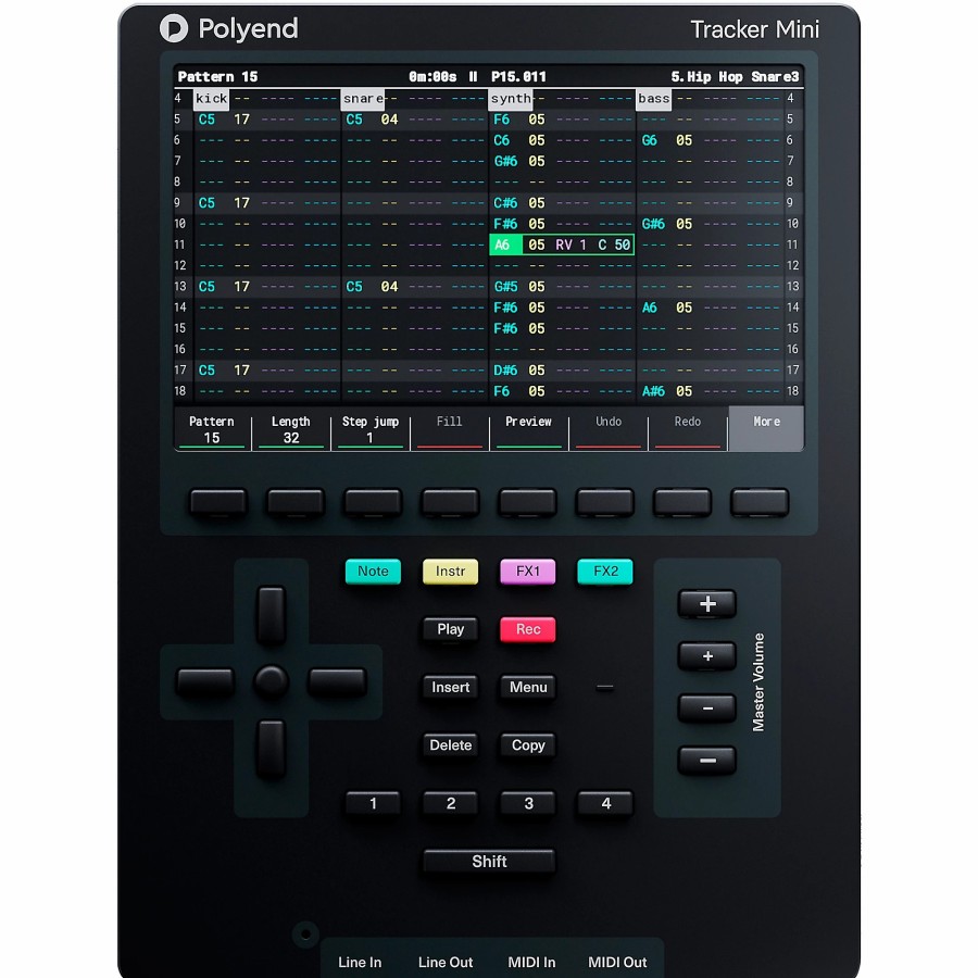 Keyboards & Midi Polyend | Polyend Tracker Mini Standalone Audio Workstation Black