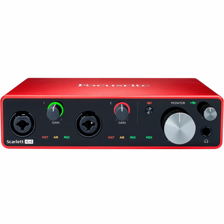 Recording Focusrite | Focusrite Scarlett 4I4 Usb Audio Interface (Gen 3)