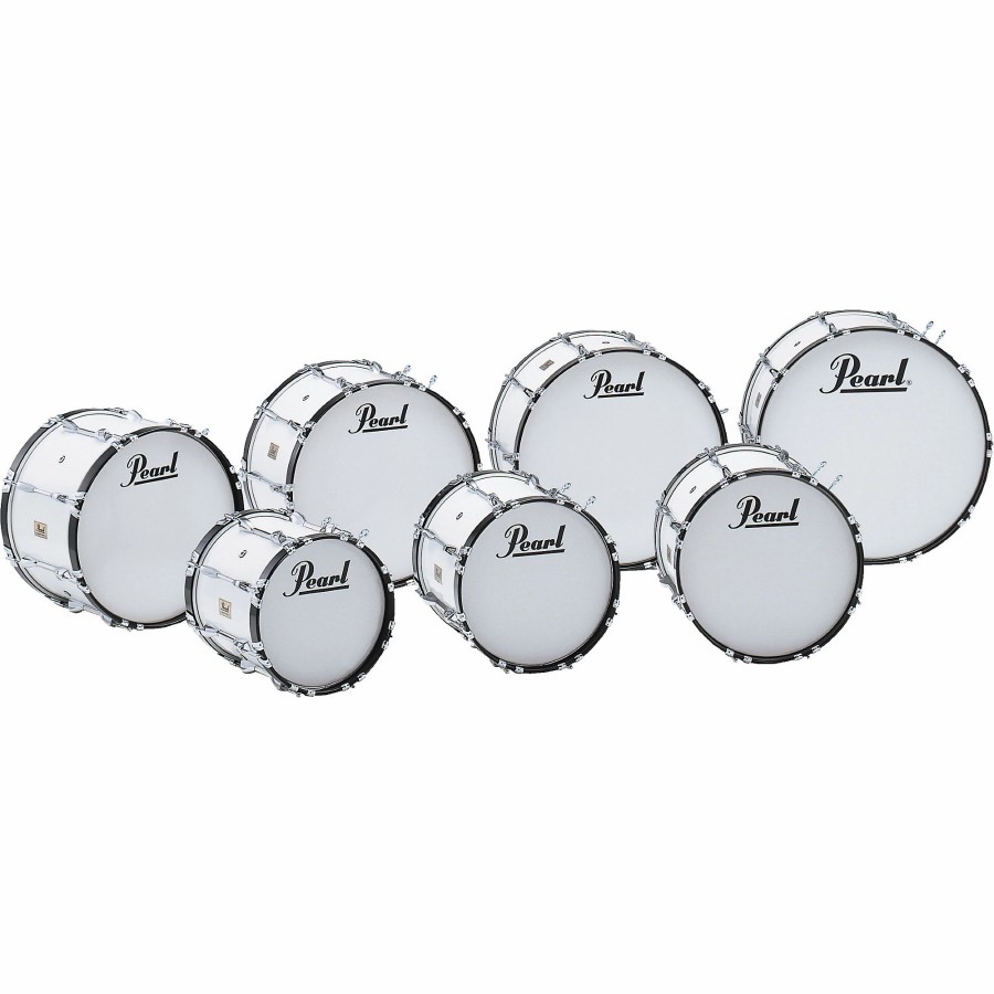 Band & Orchestra Pearl | Pearl Competitor Marching Bass Drum Pure White (#33) 20X14