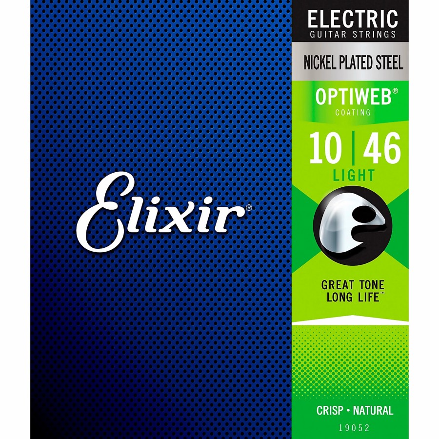 Guitars Elixir Guitar Strings | Elixir Electric Guitar Strings With Optiweb Coating, Light (.010-.046)