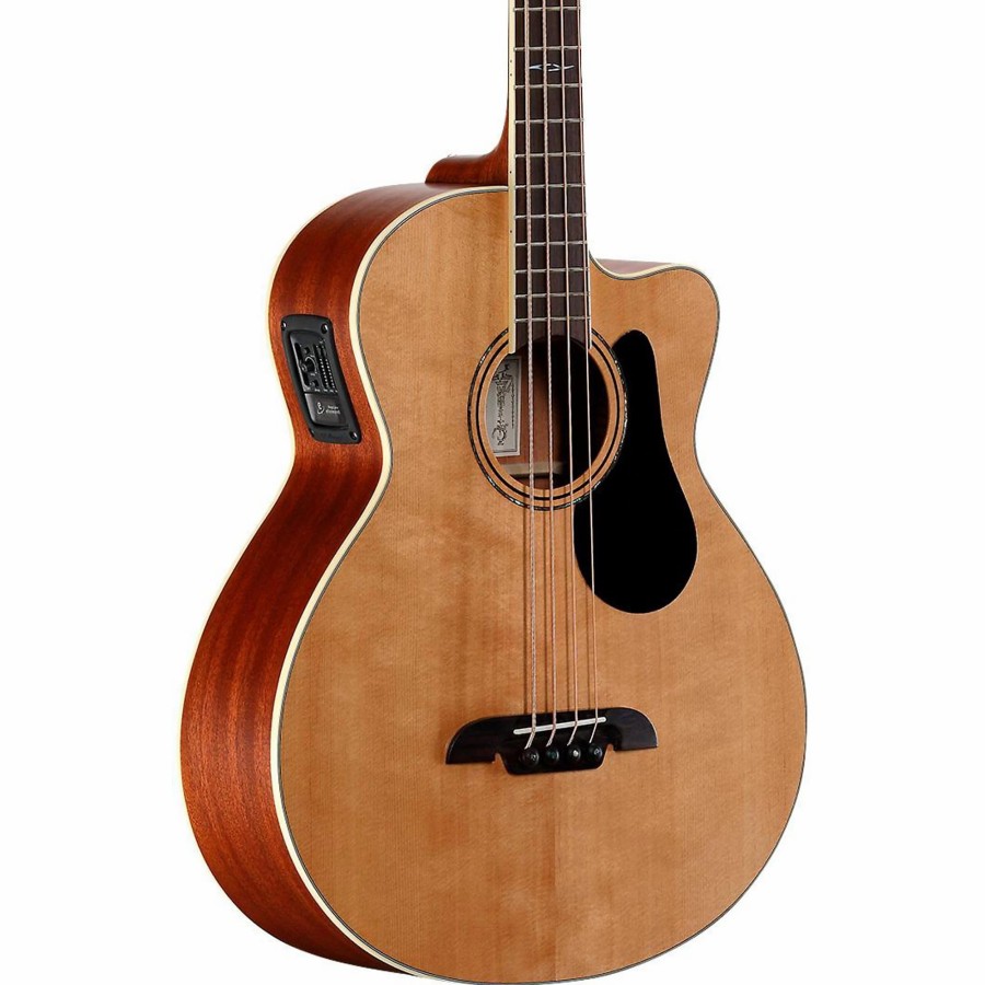 Basses Alvarez Fretted | Alvarez Artist Series Ab60Ce Acoustic-Electric Bass Guitar Natural