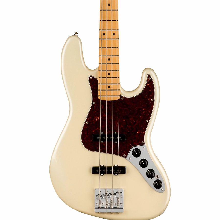 Basses Fender 4-String | Fender Player Plus Active Jazz Bass Maple Fingerboard Olympic Pearl