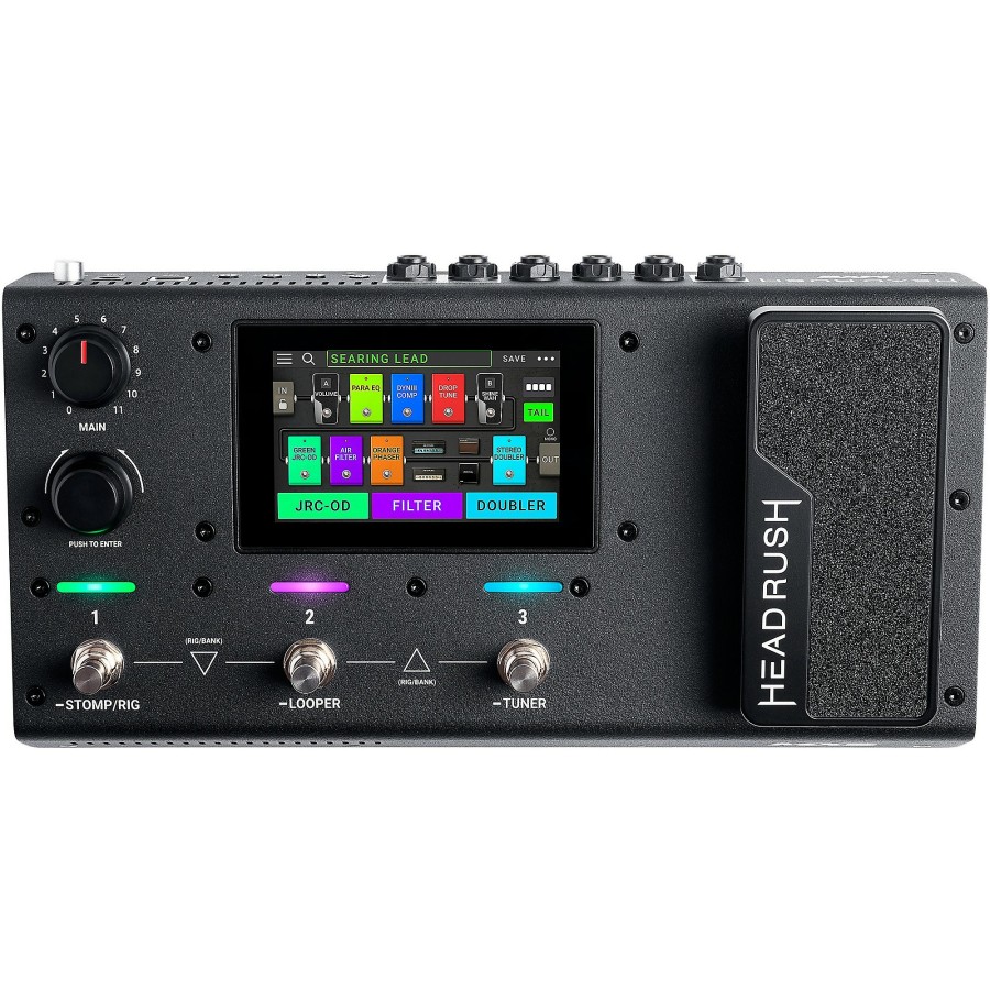 Amps & Effects HeadRush Multi-Effects Pedals | Headrush Mx5 Compact Quad-Core Multi-Effects Guitar Pedal And Amp Modeler