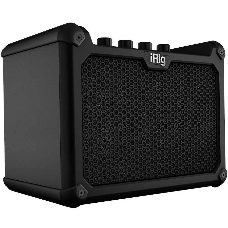 Amps & Effects IK Multimedia Mini Amps | Ik Multimedia Irig Micro Amp 15W 1X4 Battery-Powered Guitar Combo Amp Black