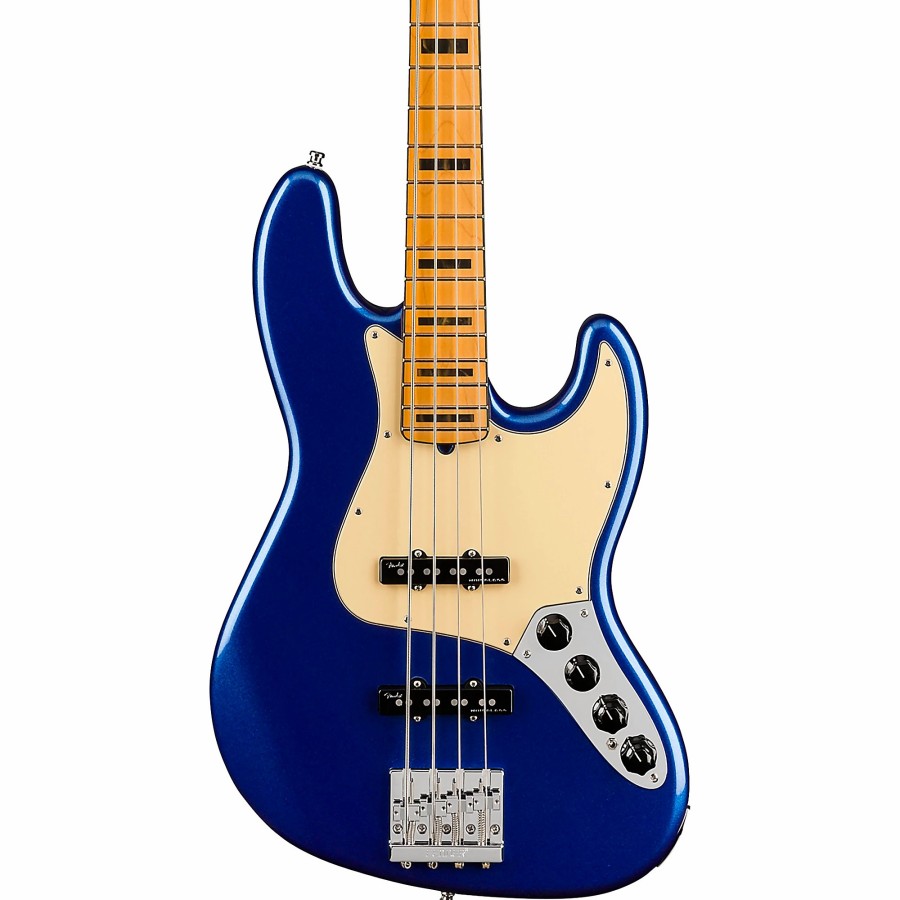 Basses Fender 4-String | Fender American Ultra Jazz Bass Maple Fingerboard Cobra Blue