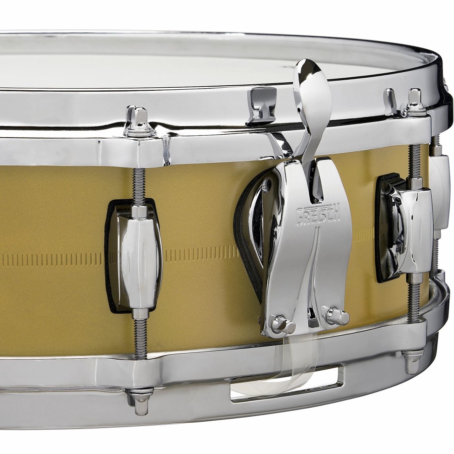 Drums Gretsch Drums Snare Drums | Gretsch Drums Gergo Borlai Signature Snare Drum 14 X 4.25 In. Brass