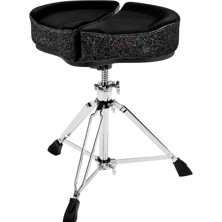 Drums Ahead | Ahead Spinal G Throne With 3 Leg Base Black Sparkle