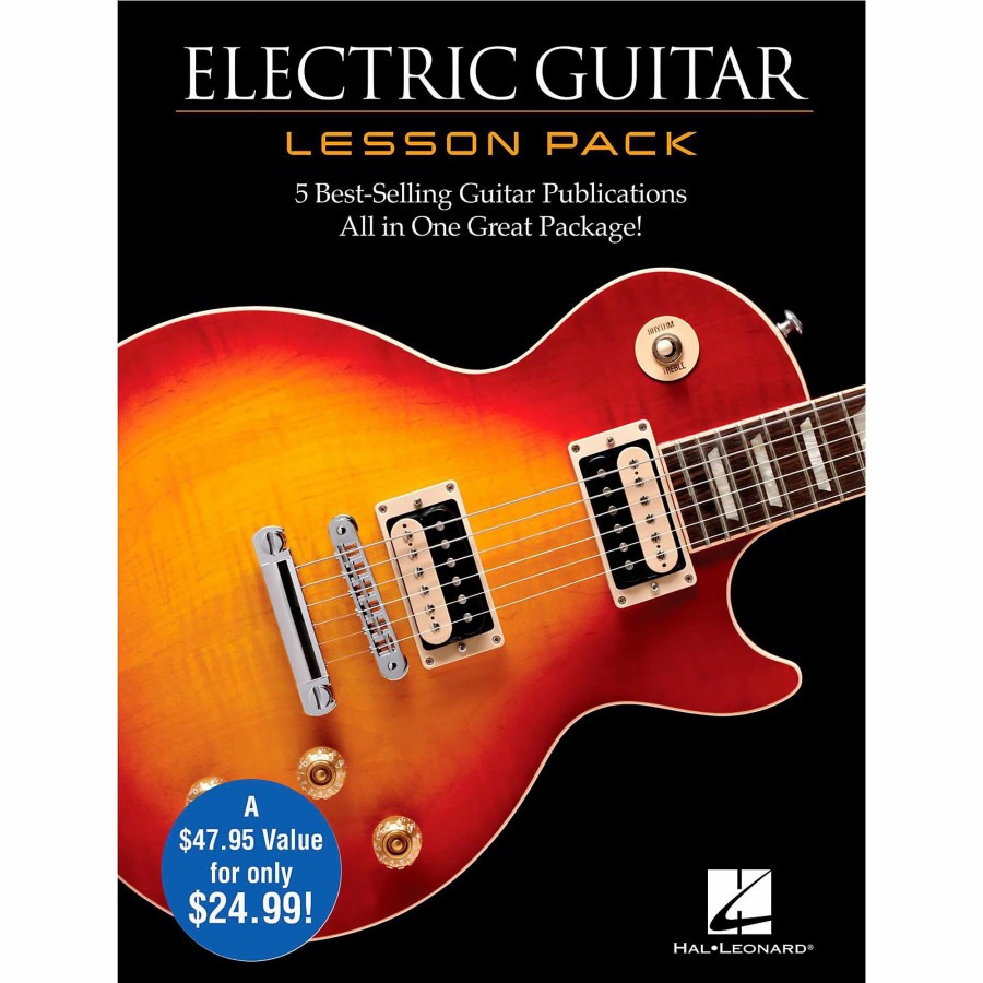 Accessories Hal Leonard | Hal Leonard Electric Guitar Lesson Pack - Boxed Set With Four Books & One Dvd