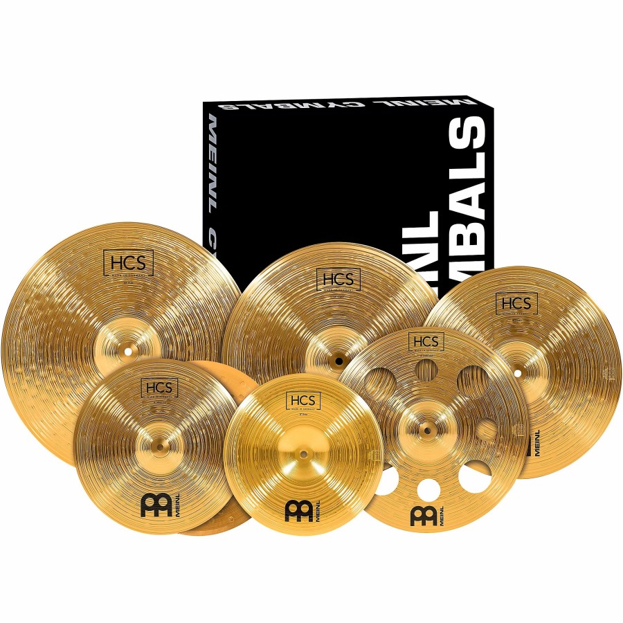 Drums MEINL Cymbal Packs | Meinl Hcs-Scs1 Ultimate Complete Cymbal Set Pack With Free 16" Trash Crash