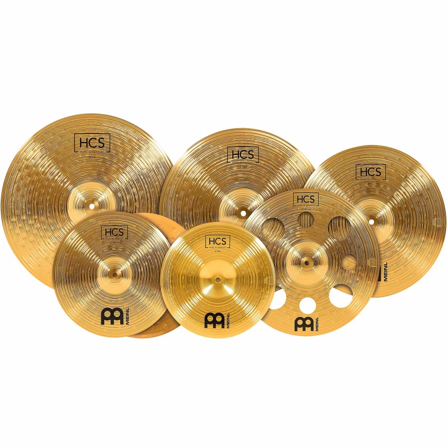 Drums MEINL Cymbal Packs | Meinl Hcs-Scs1 Ultimate Complete Cymbal Set Pack With Free 16" Trash Crash