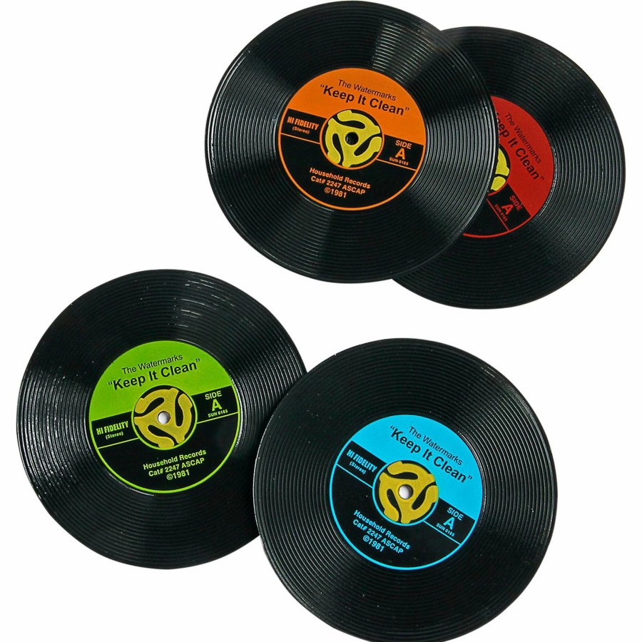 Accessories GAMAGO | Gamago 45 Record Coasters 4-Pack