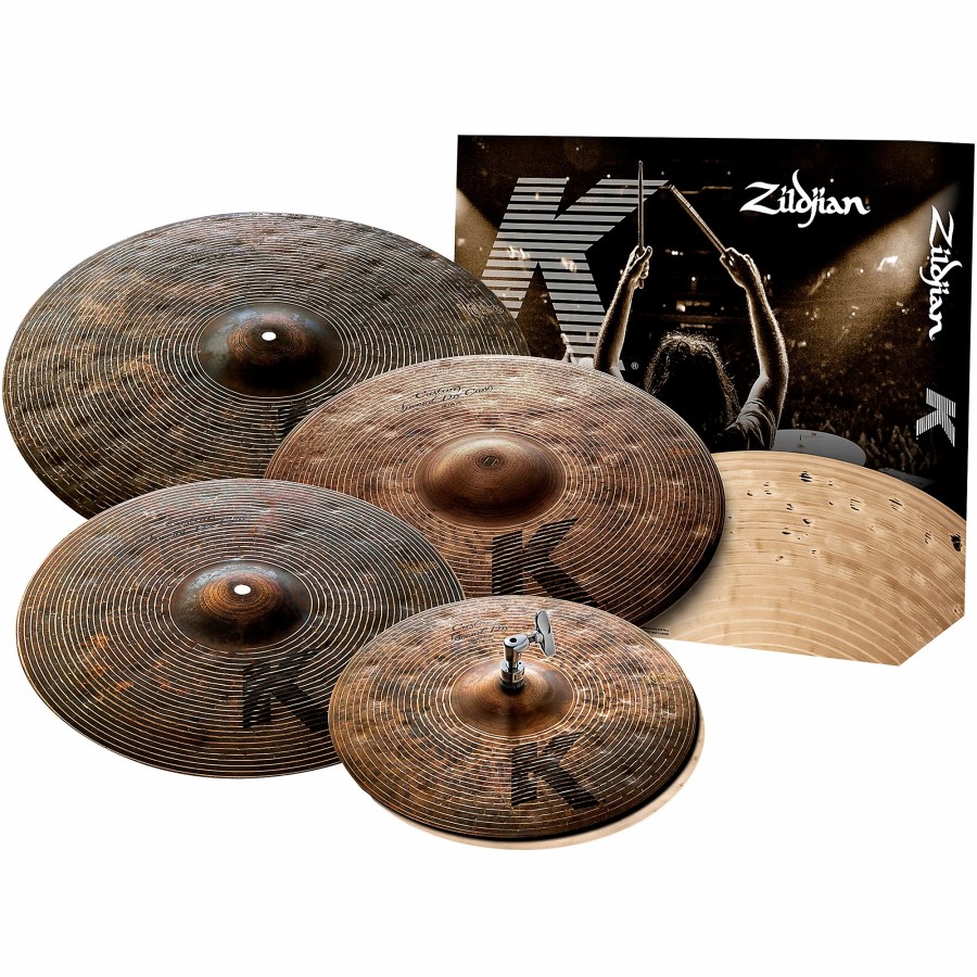 Drums Zildjian Cymbal Packs | Zildjian K Custom Special Dry Cymbal Pack With Free 18" Crash