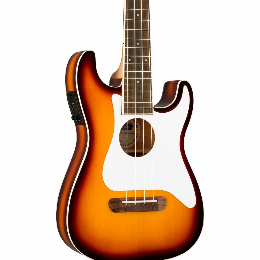 Guitars Fender | Fender Fullerton Stratocaster Acoustic-Electric Ukulele Sunburst