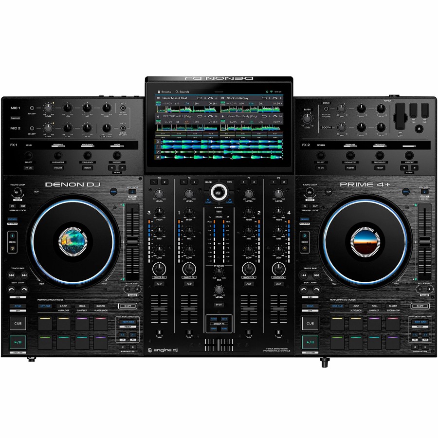 Dj Equipment Denon DJ | Denon Dj Denon Prime 4 + And Decksaver Cover Bundle