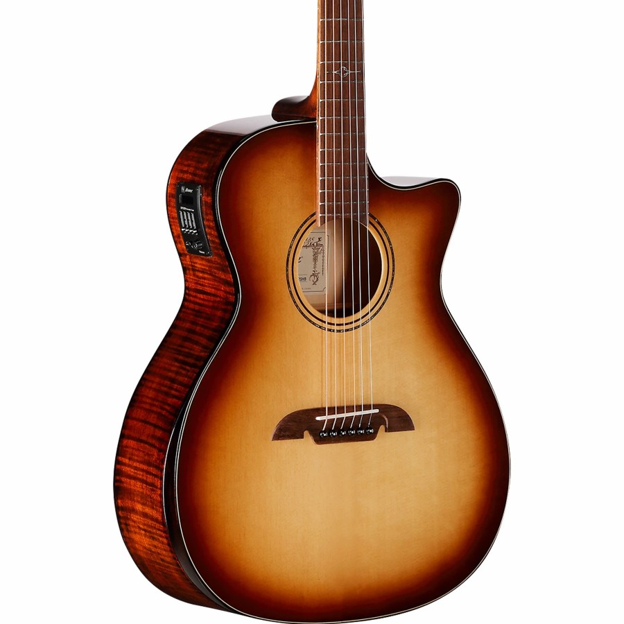 Guitars Alvarez Acoustic Electric | Alvarez Agfm810Cear Artist Elite Grand Auditorium Acoustic-Electric Guitar Shadow Burst