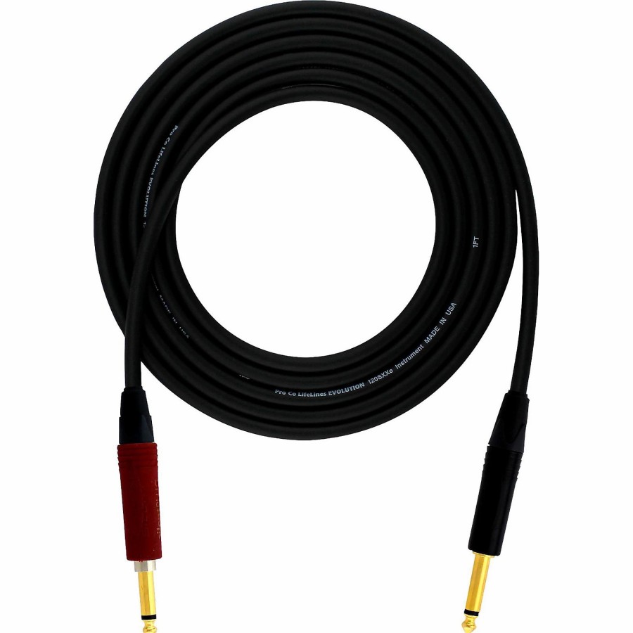 Guitars ProCo Instrument Cables | Proco Evolution Studio/Stage Silent Straight - Straight Instrument Cable 20 Ft.