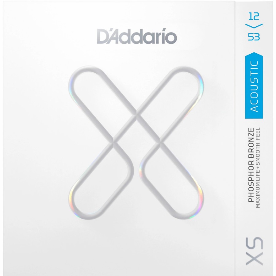 Guitars D'Addario Guitar Strings | D'Addario Xs Acoustic Phosphor Bronze Strings Light (12-53)