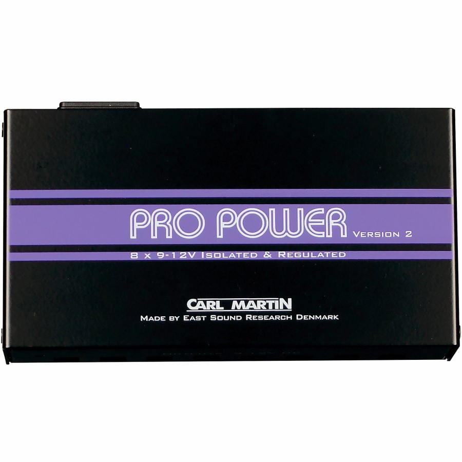 Amps & Effects Carl Martin Effects Pedal Accessories | Carl Martin Pro Power V2 Pedal Power Supply Black