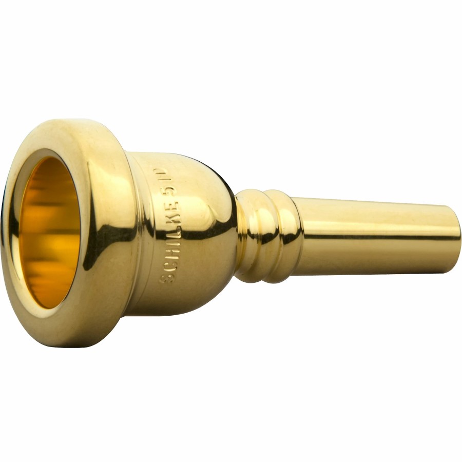 Accessories Schilke | Schilke Standard Series Large Shank Trombone Mouthpiece In Gold 51D Gold