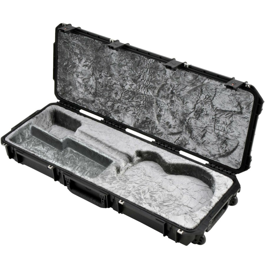 Guitars SKB Cases & Gig Bags | Skb Injection-Molded Single Cutaway Ata Guitar Flight Case