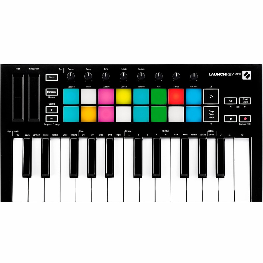 Keyboards & Midi Novation Midi Controllers | Novation Launchkey Mini [Mk3] Keyboard Controller