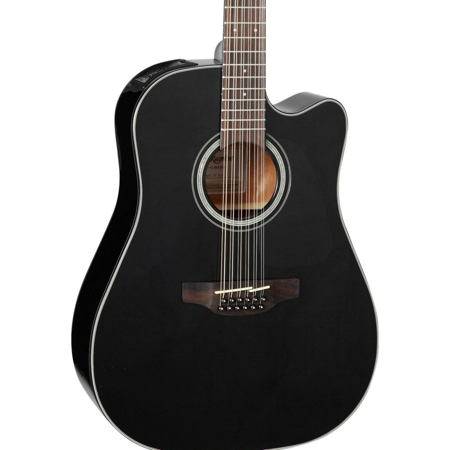 Guitars Takamine Acoustic Electric | Takamine G Series Gd30Ce-12 Dreadnought 12-String Acoustic-Electric Guitar Black