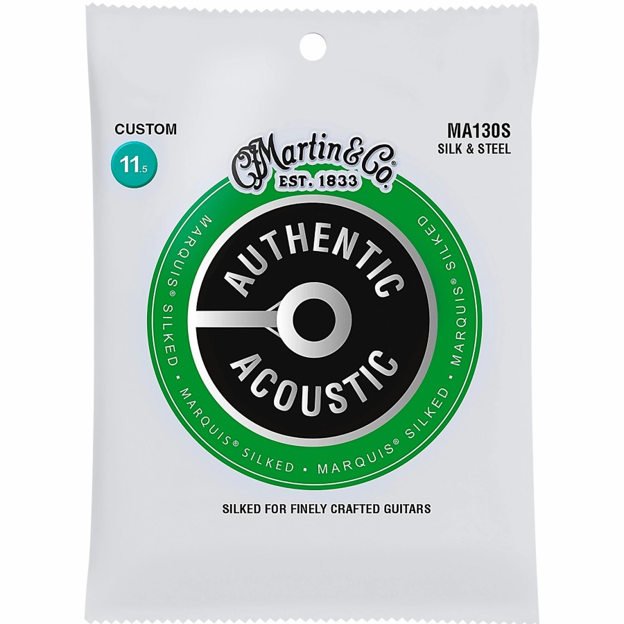 Guitars Martin Guitar Strings | Martin Ma130S Marquis Silk & Steel Custom Authentic Acoustic Guitar Strings