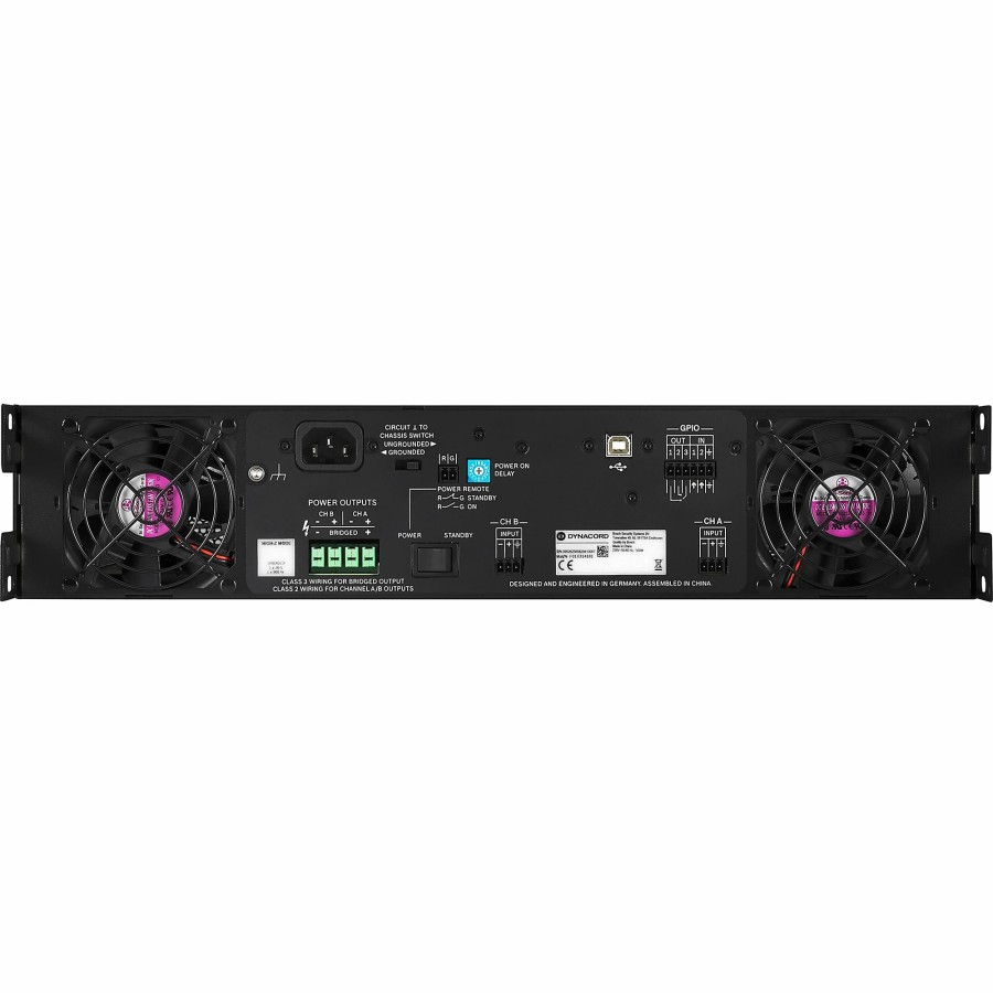 Live Sound DYNACORD | Dynacord C2800Fdi Dsp 2 X 1400 With Power Amplifier For Fixed Install Applications