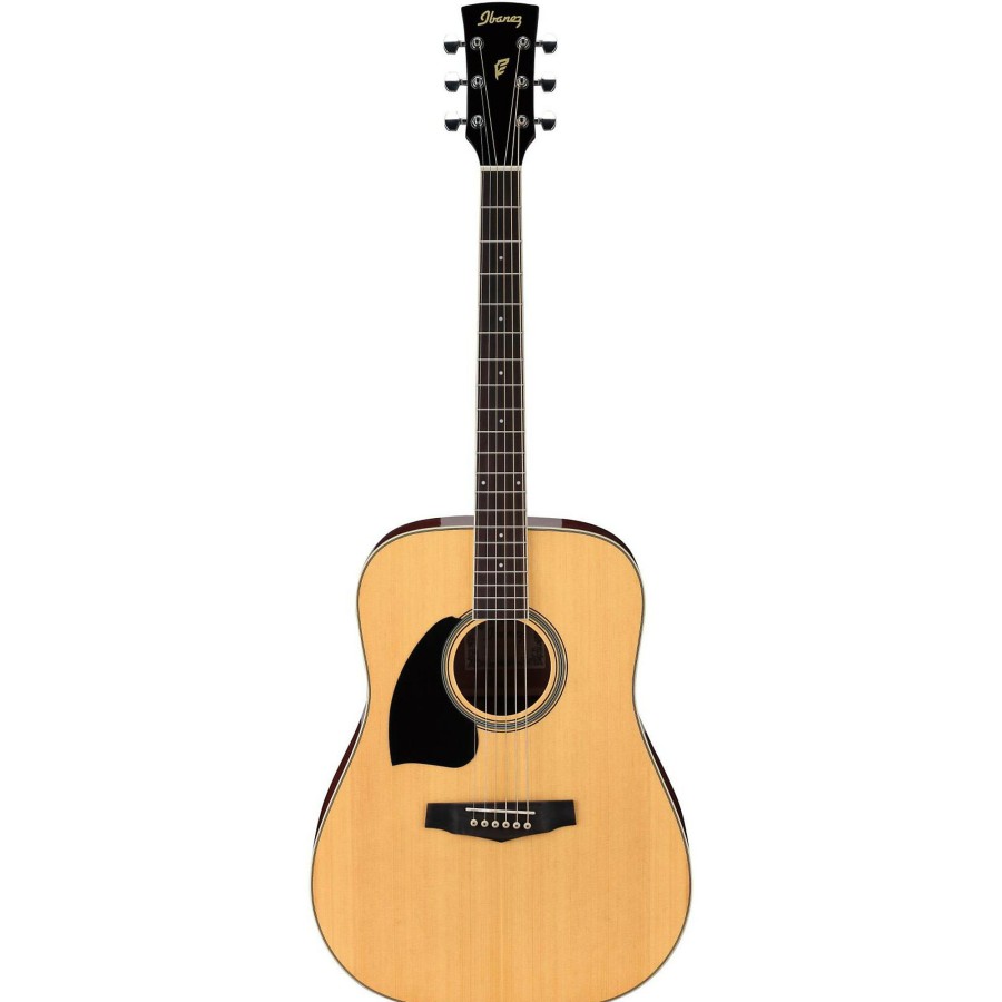 Guitars Ibanez Left Handed | Ibanez Performance Series Pf15 Left-Handed Dreadnought Acoustic Guitar Natural