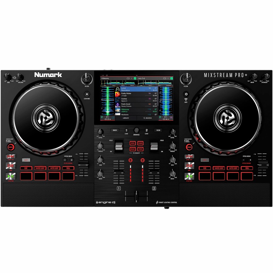 Dj Equipment Numark | Numark Mixstream Pro + Standalone Streaming Dj Controller Black