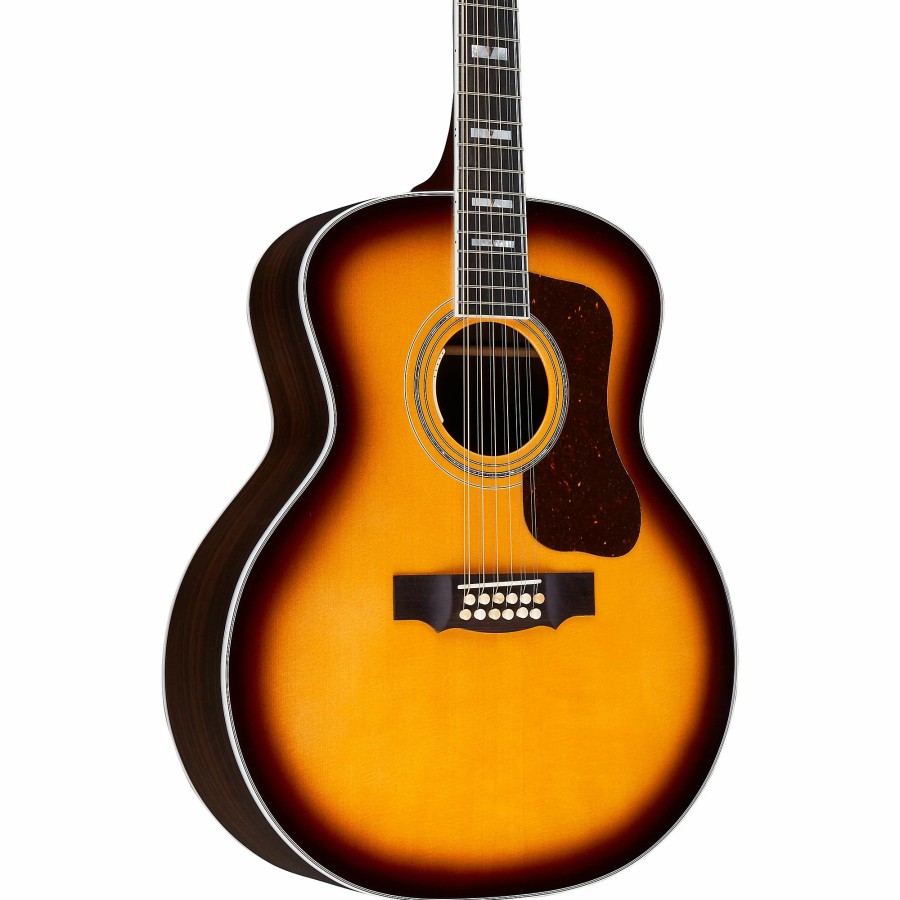 Guitars Guild 12-String | Guild F-512E Jumbo Acoustic-Electric Guitar Antique Burst